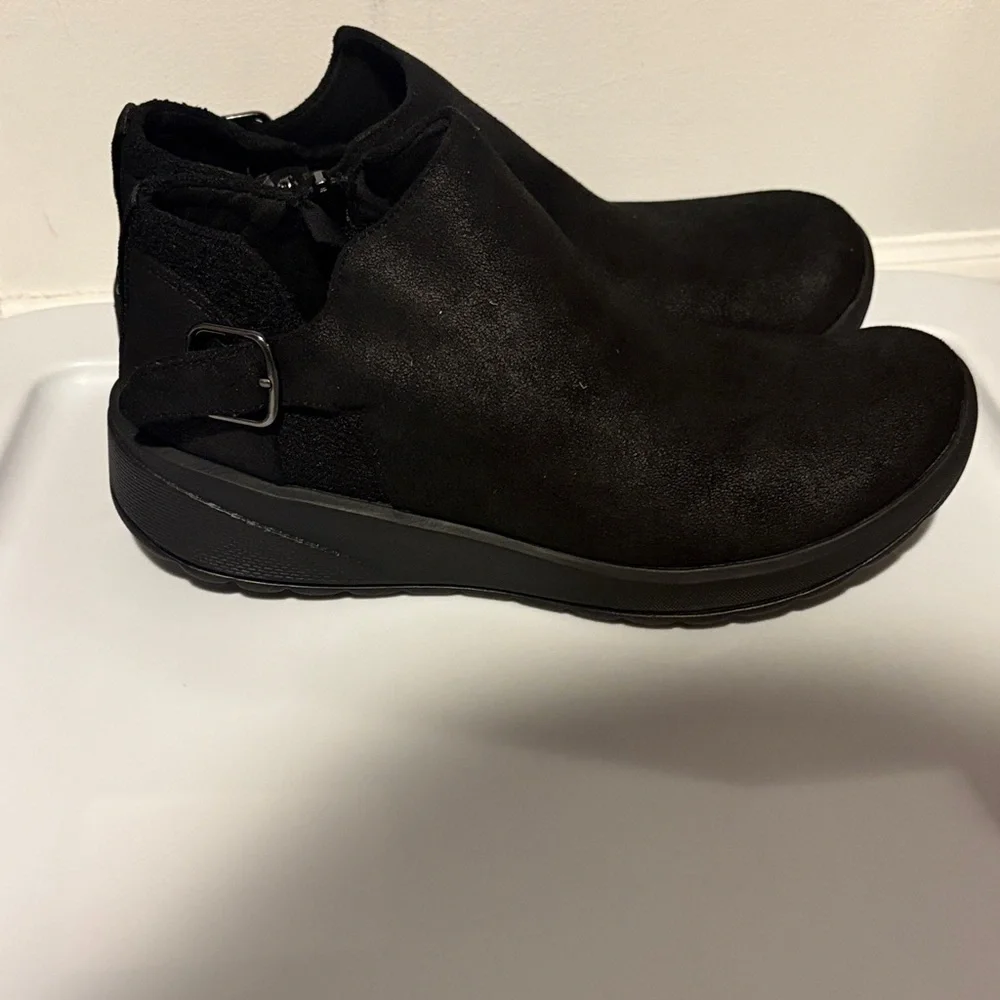 Breezies Black Ankle Booties